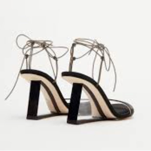 Good American Cinder-F*cking-Rella Wedge in Neoprene Black - Picture 2 of 5